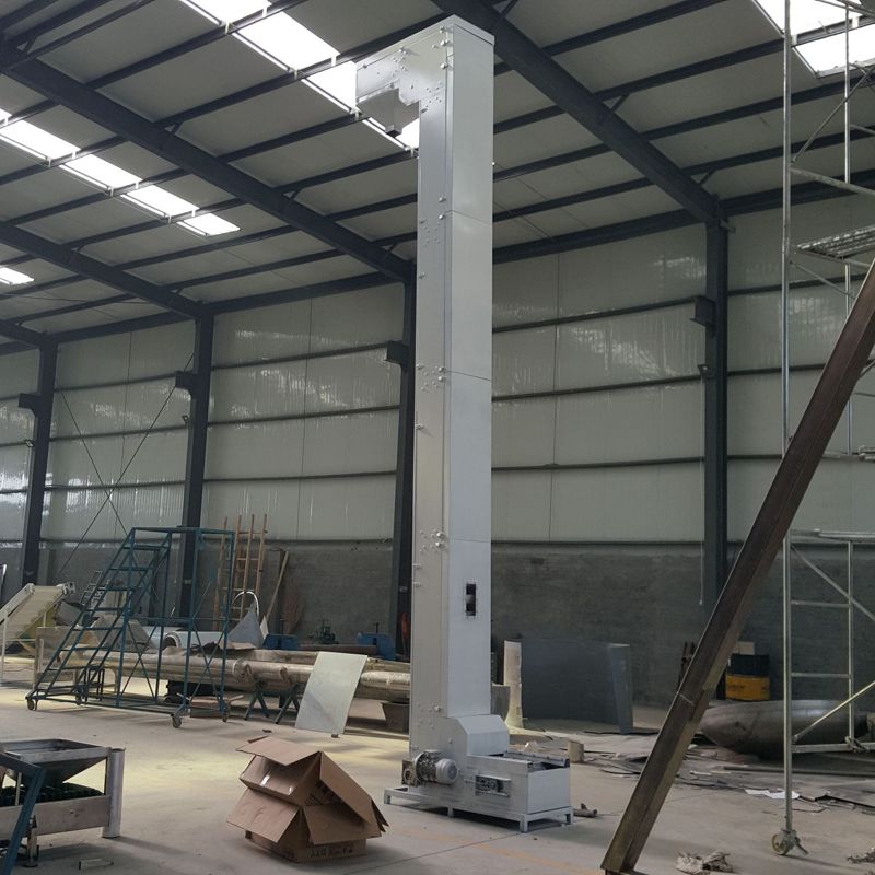 Z型斗式提升機(jī)安裝試機(jī)完成，準(zhǔn)備發(fā)貨